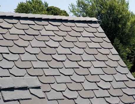 Synthetic slate roofing
