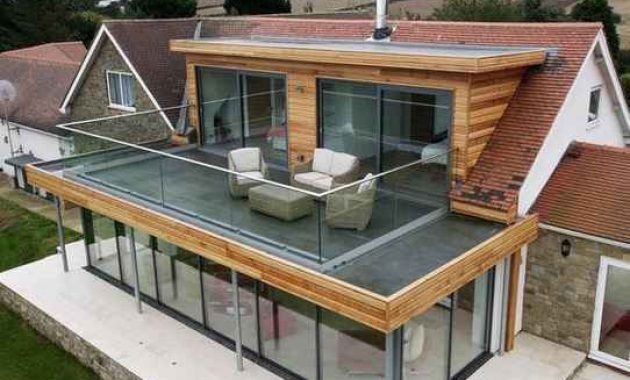 flat roof extension
