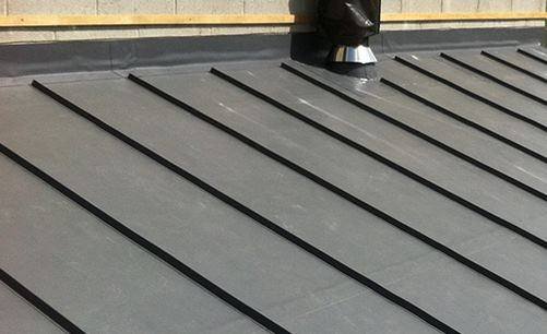 flat roof types - Single Ply Membrane