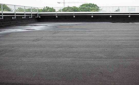 flat roof types - modified bitumen