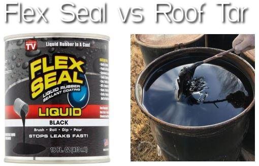 Flex Seal vs Roof Tar