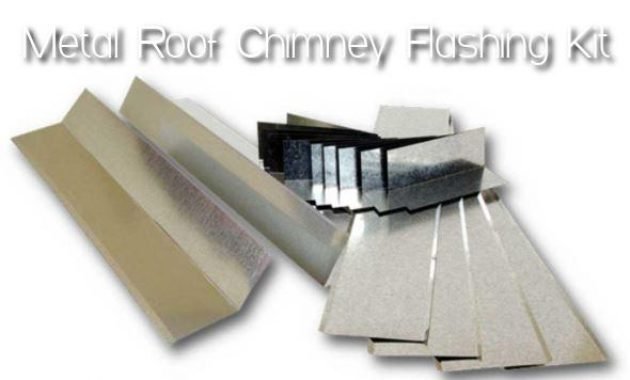 Metal Roof Chimney Flashing Kit
