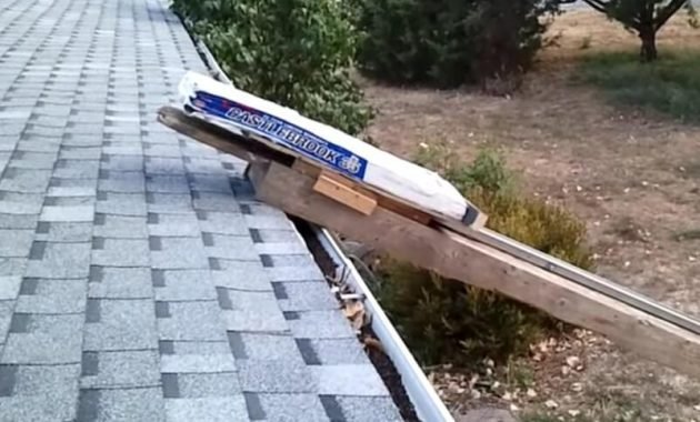 how to get shingles on roof with conveyor