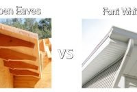 open eaves vs closed eaves