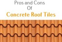 concrete roof tiles pros and cons
