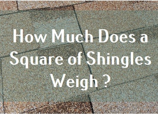 how much does a square of shingles weigh