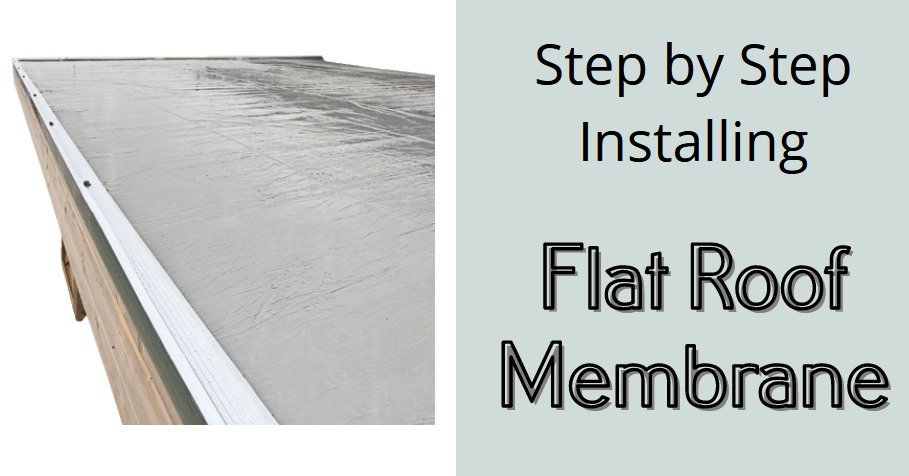 installing a flat roof membrane