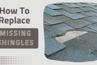 how to replace missing shingles