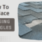 how to replace missing shingles