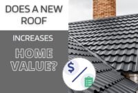 how much does a new roof increase home value