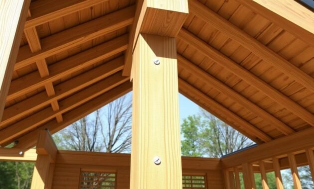 Deck Roof Support Post Installation Deck Roof Support Post Installation