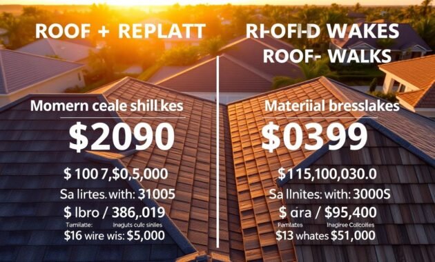 Roof Replacement Cost Comparison Roof Replacement Cost Comparison