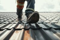 can you walk on a metal roof