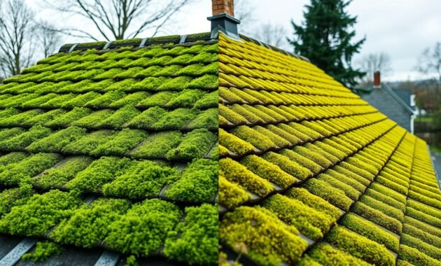 Roof Moss Removal Comparison Roof Moss Removal Comparison