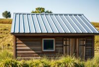 how to install metal roofing on a shed