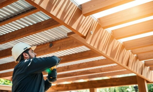 Corrugated Roof Panel Installation Corrugated Roof Panel Installation