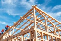 pre fabricated roof trusses
